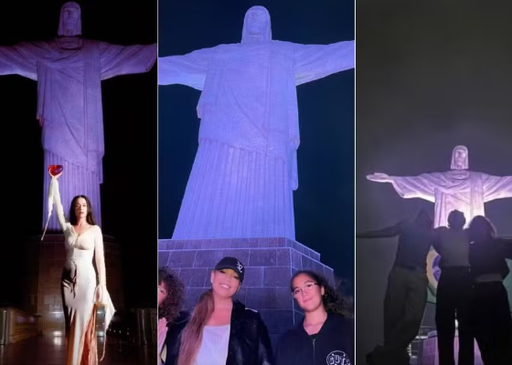 Celebridades do Rock in Rio Visitam o Cristo Redentor: Uma Noite Inesquecível no Rio de Janeiro