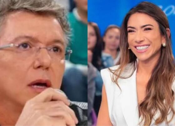 Boninho e Patícia Abravanel