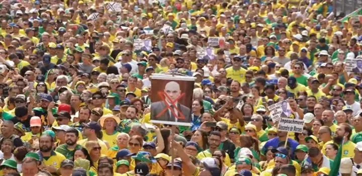 Lula e Moraes são acusados de censura em manifestação na Paulista