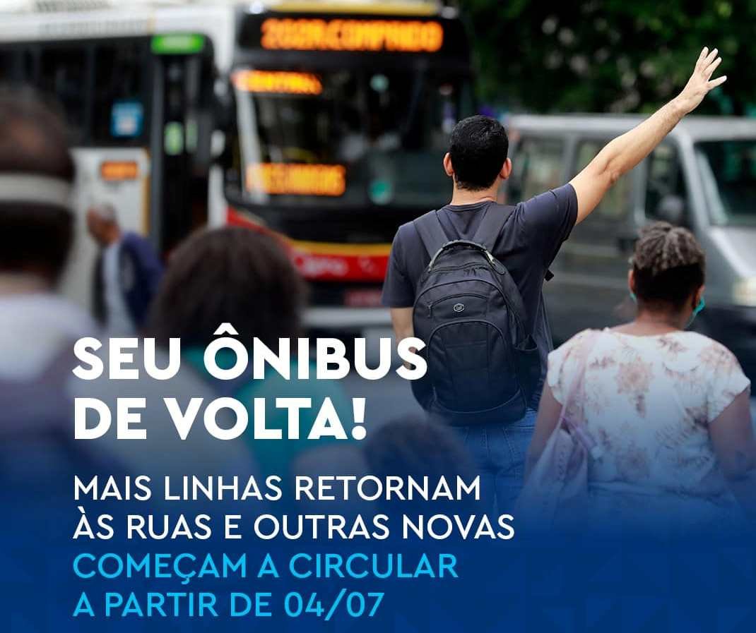 Prefeitura reativa linhas de ônibus e cria novas linhas para a população