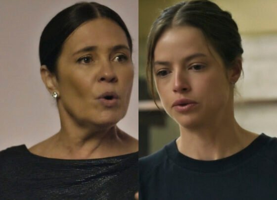 Mércia (Adriana Esteves) e Luma (Agatha Moreira) em Mania de Você