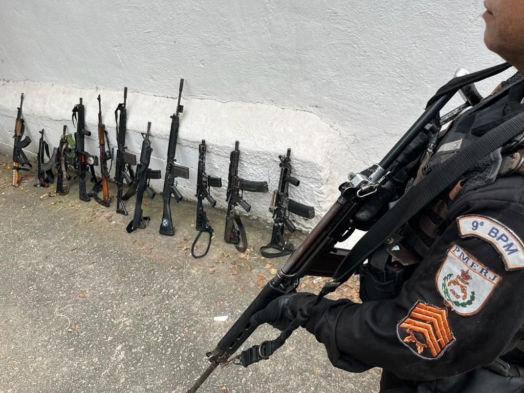 Rio de Janeiro registra novo recorde de apreensão de fuzis