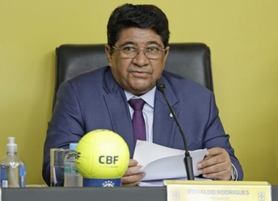 O presidente da CBF, Ednaldo Rodrigues (foto), diz que proposta de parar campeonatos por chuvas no RS será deliberada no fim do mês