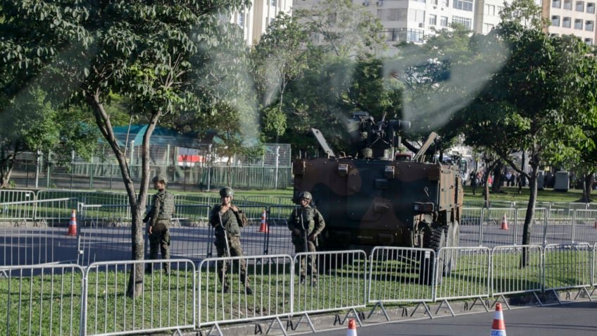 Exército faz segurança do G20 no Rio de Janeiro; veja fotos
