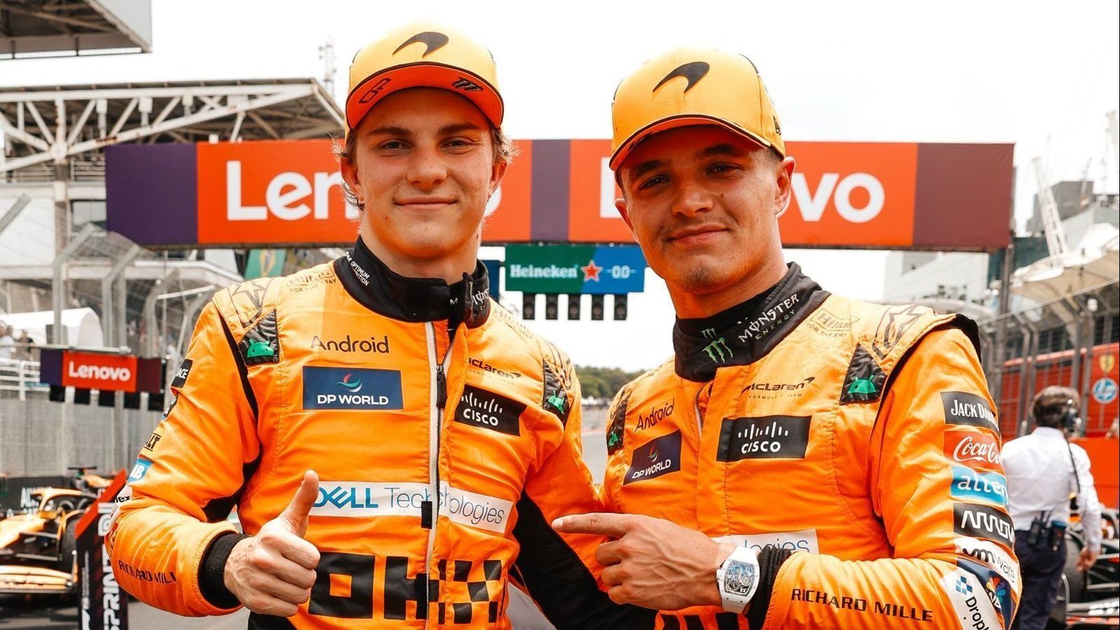 GP de São Paulo: Norris recebe ajuda de companheiro e vence corrida sprint