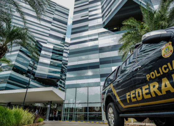 Fachada do prédio da Polícia Federal em Brasília.