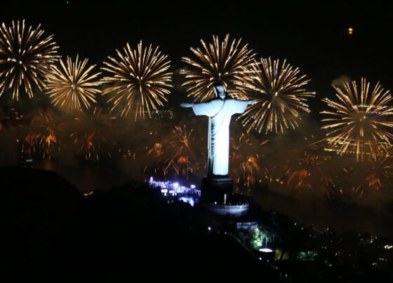 Queima de fogos no Rio de Janeiro