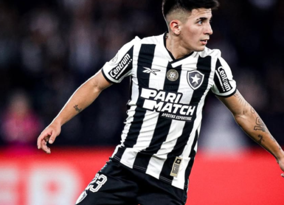 O novo estádio do Botafogo terá capacidade de 20 a 25 mil pessoas; na imagem, Thiago Almada