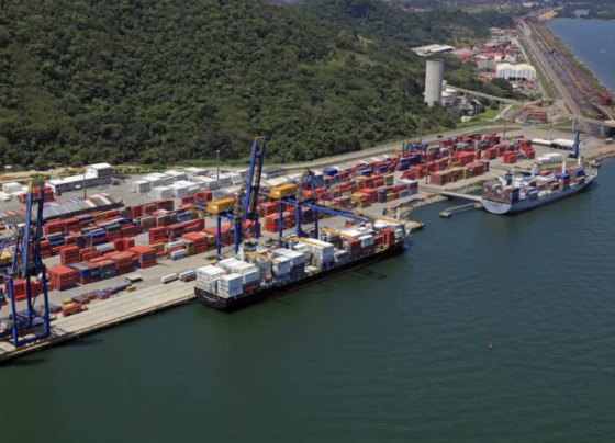 Porto de Itaguaí, no Rio de Janeiro