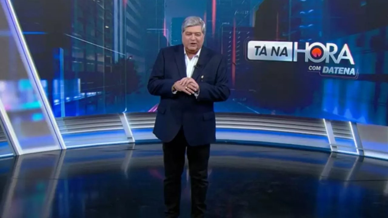 Datena leva “cadeirada” da Record em estreia no SBT, mas cumpre missão nº 1