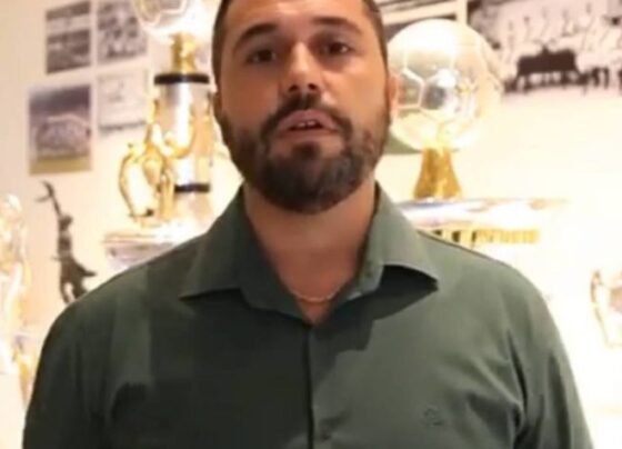 O presidente do Fluminense, Mário Bittencourt