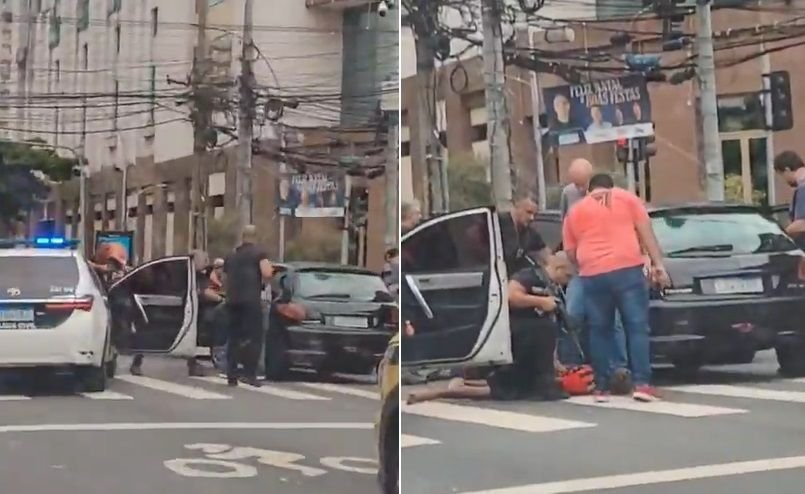 Vídeo mostra Polícia Civil prendendo traficante do TCP em rua do Rio de Janeiro