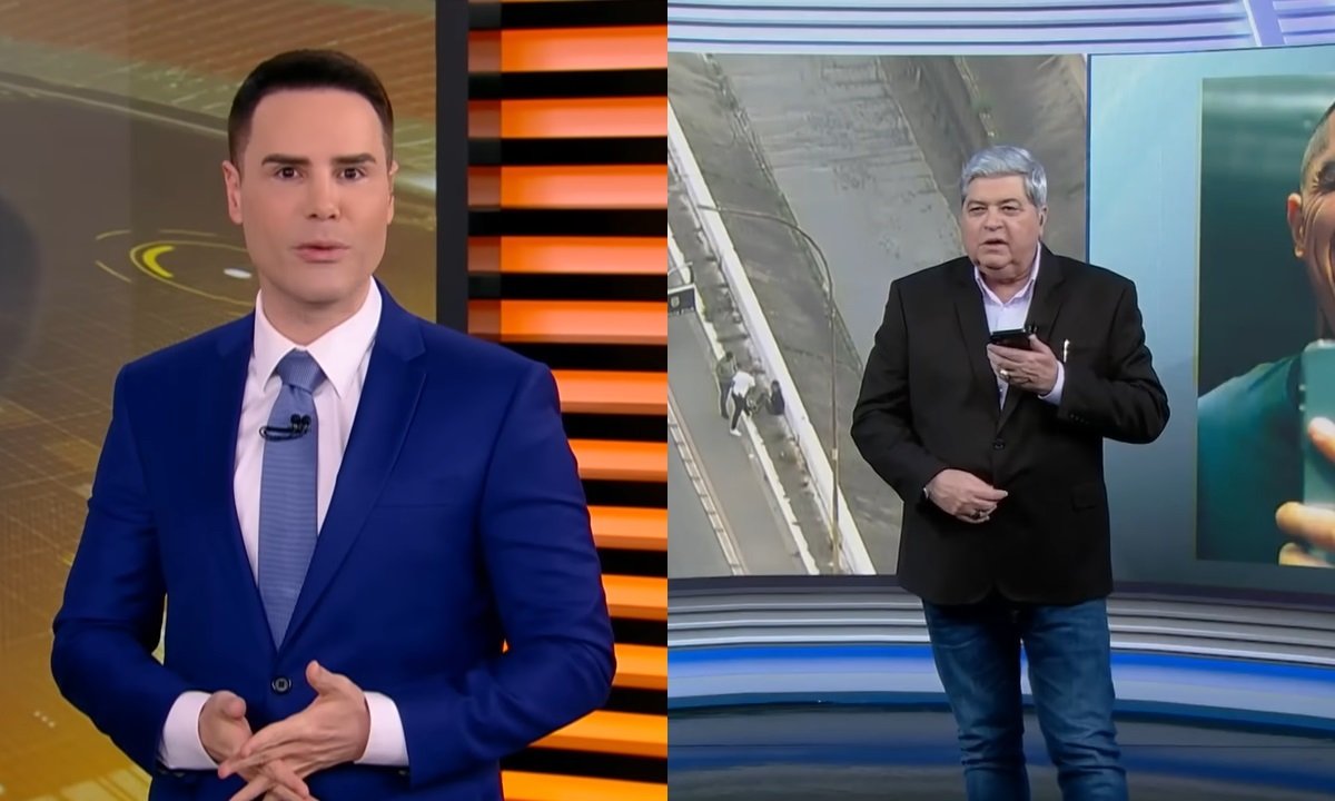 Ao vivo no SBT, Datena se irrita com Luiz Bacci e sugere X9 no Tá Na Hora