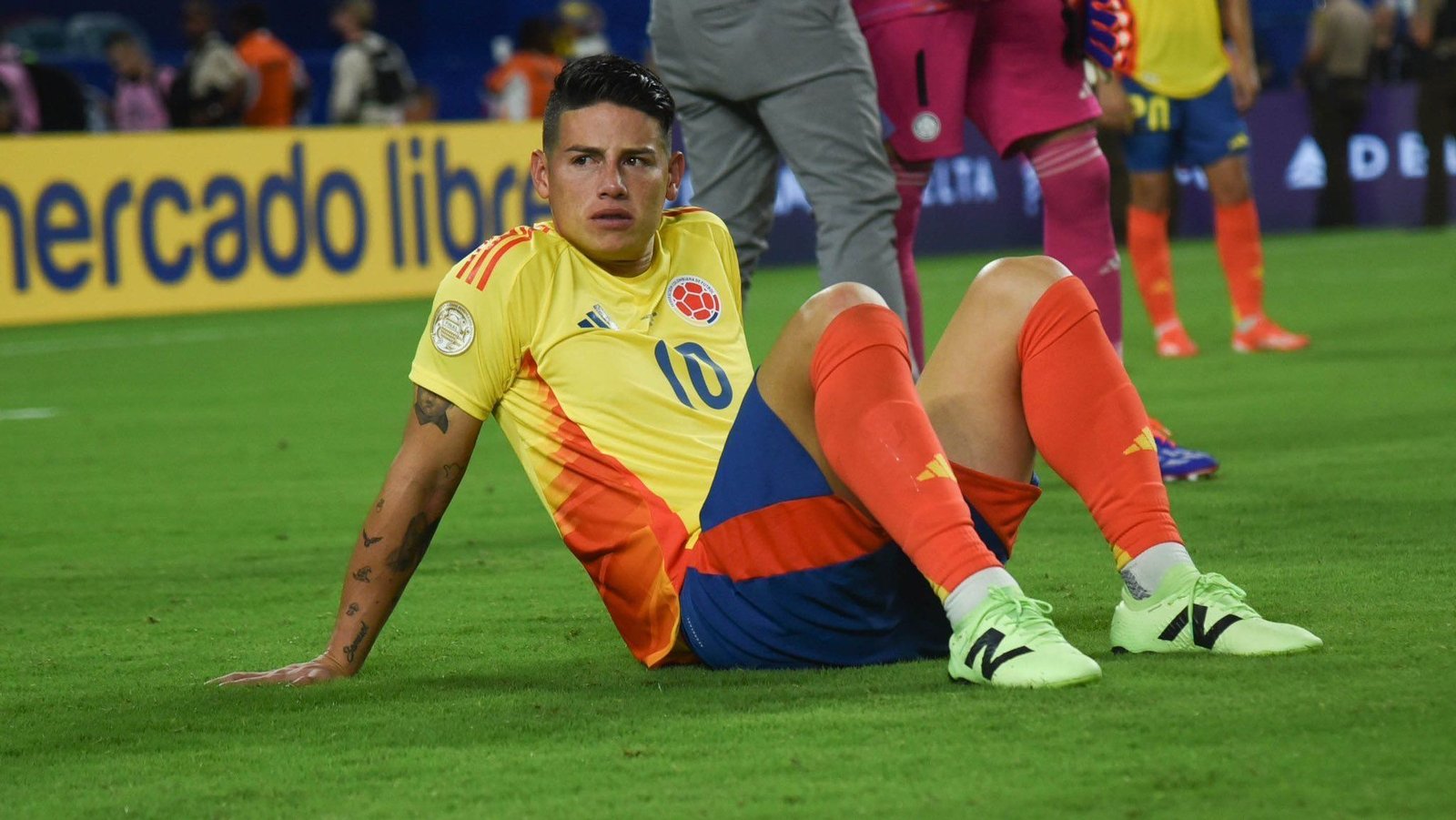 James Rodríguez jogou mais pela Colômbia do que por clubes em 2024