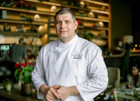 Rapahel Hoelz é chef executivo do hotel Grand Hyatt Rio de Janeiro