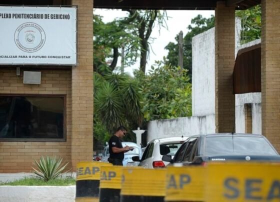 Chefes de organizações criminosas serão transferidos para presídios federais; na imagem, Complexo Penitenciário de Gericinó