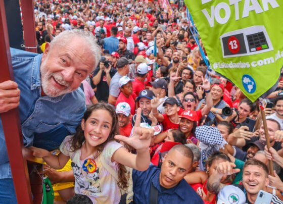 Lula na av. Paulista