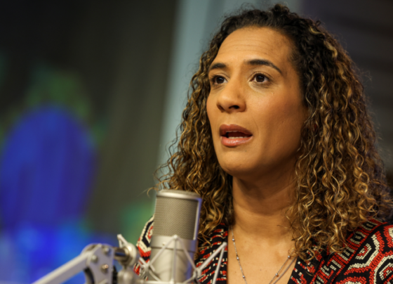A ministra falou sobre o tema do Enem ligado às pautas da sua pasta.