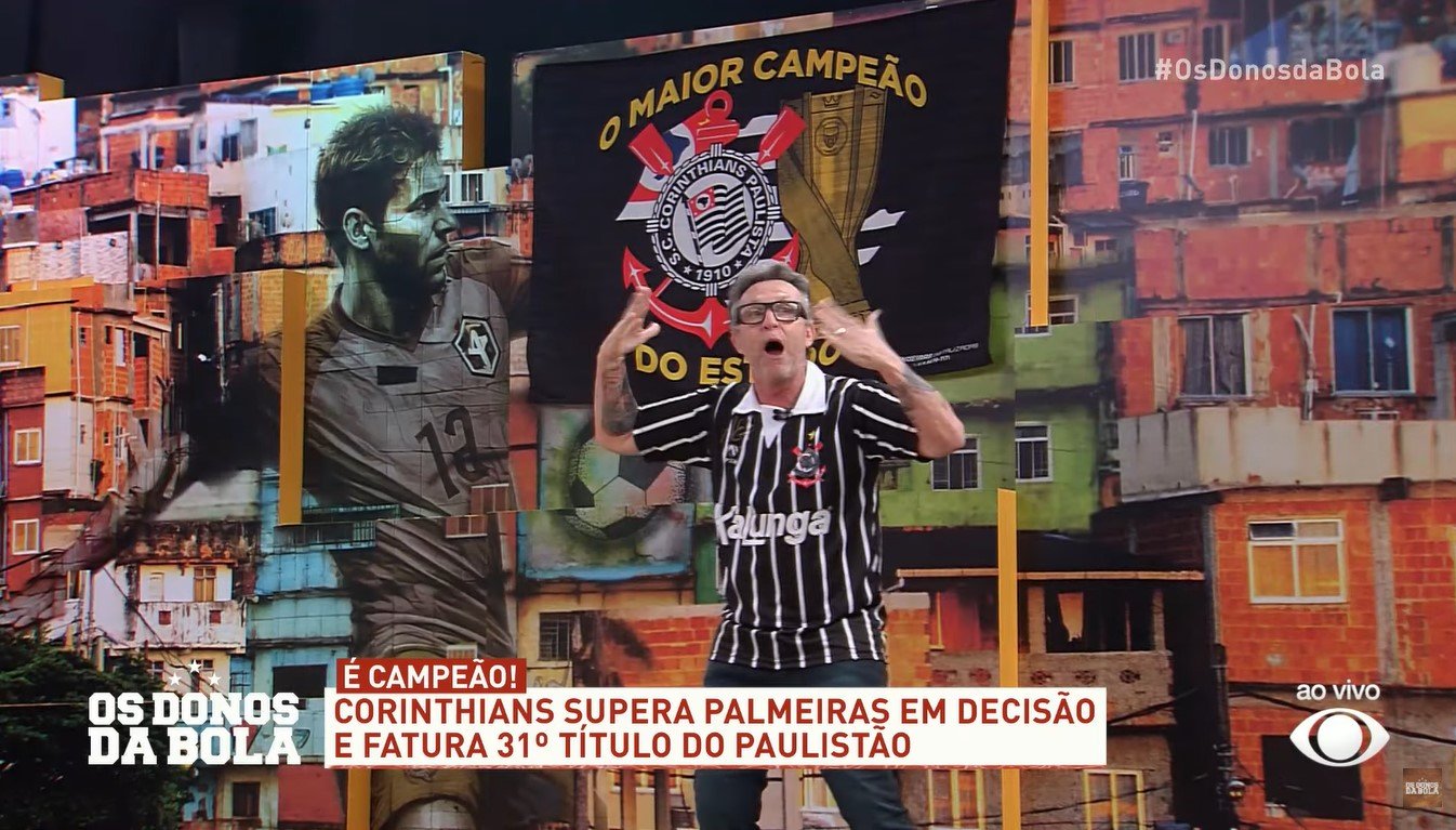 Ao vivo, Craque Neto enlouquece e dispara após Corinthians campeão: “Não tem put*ria!”
