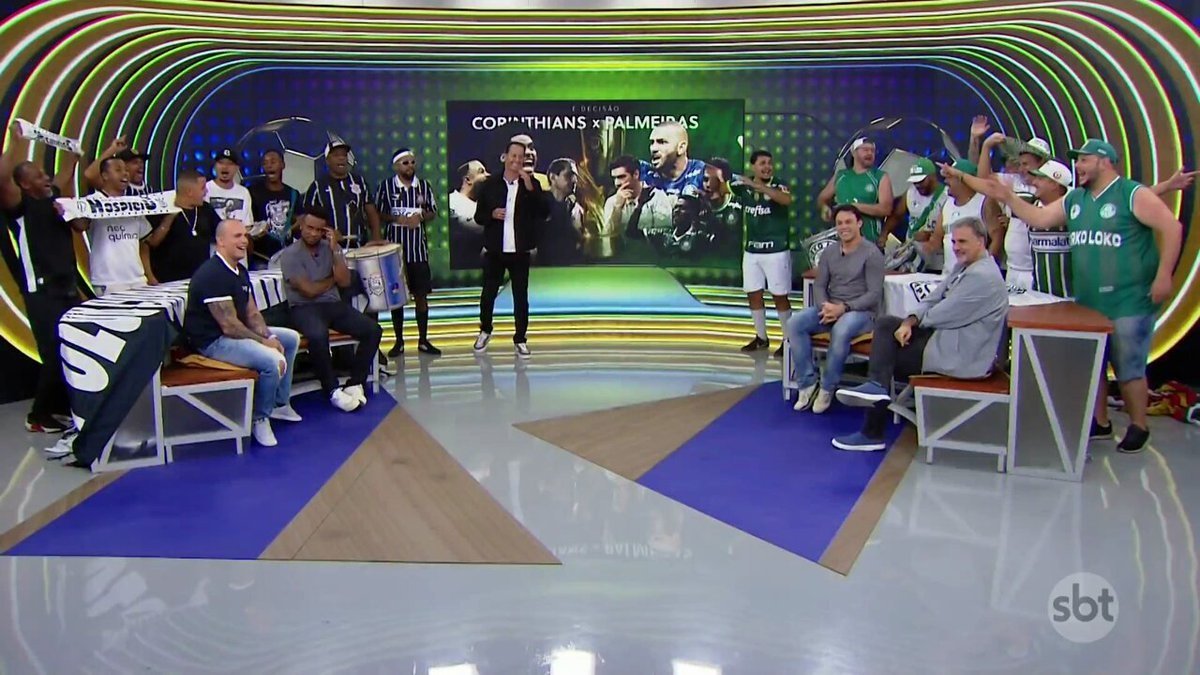 Corinthians x Palmeiras ao vivo não funciona e Arena SBT apanha da Record: Ibope da TV