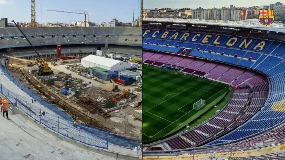 Veja como está a reforma do Camp Nou, que vai custar R$ 9 bilhões
