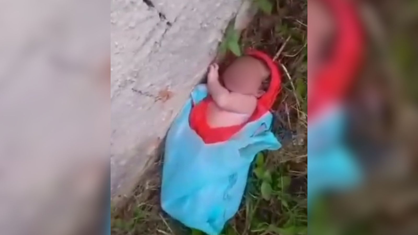 Bebê recém-nascida é encontrada em sacola plástica no RJ