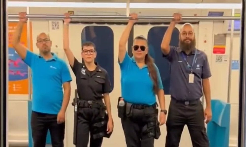 Lady Gaga no Rio: funcionários do metrô recriam clipe de ‘LoveGame’