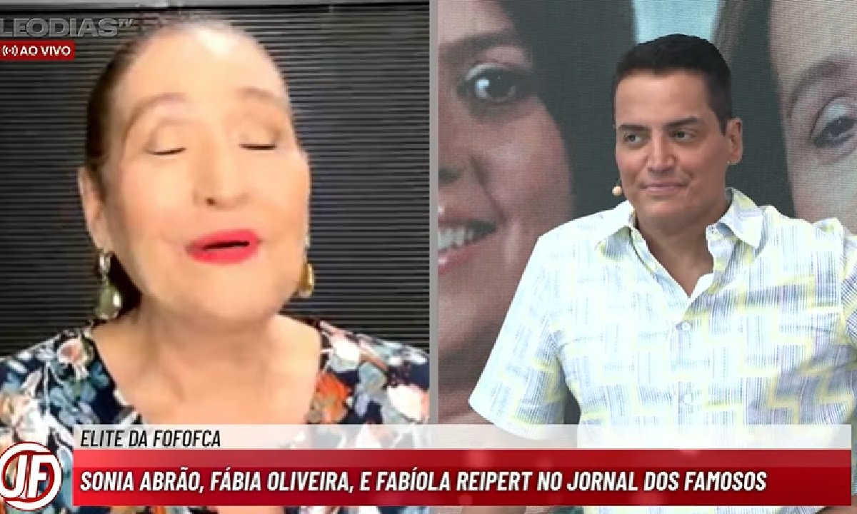 Leo Dias provoca Sonia Abrão ao vivo e climão toma conta; confira!
