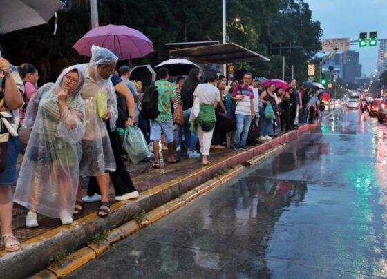 Chuvas na Avenida Matarazzo em São Paulo